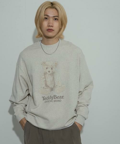 SENSE OF PLACE by URBAN RESEARCH / センスオブプレイス バイ アーバンリサーチ スウェット | 『別注』TeddyBear×SENSE OF PLACE　テディベアクルーネックスウェット | 詳細21