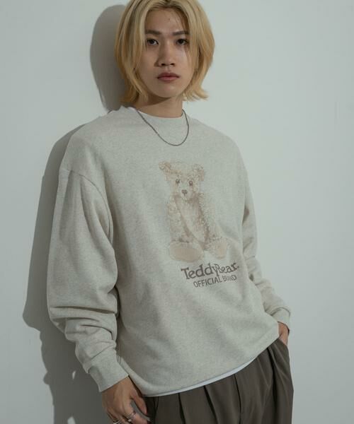 SENSE OF PLACE by URBAN RESEARCH / センスオブプレイス バイ アーバンリサーチ スウェット | 『別注』TeddyBear×SENSE OF PLACE　テディベアクルーネックスウェット | 詳細22