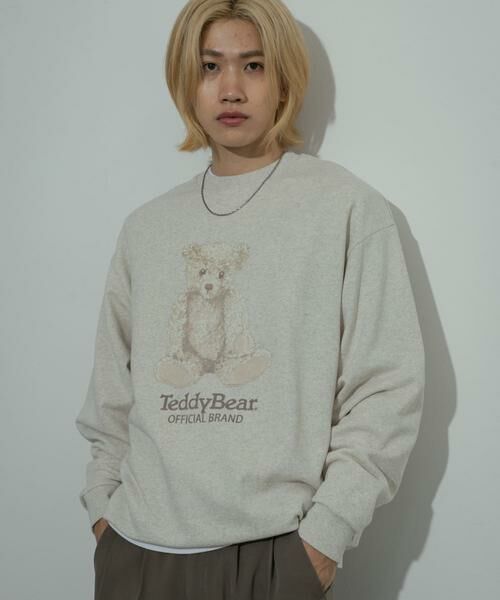 SENSE OF PLACE by URBAN RESEARCH / センスオブプレイス バイ アーバンリサーチ スウェット | 『別注』TeddyBear×SENSE OF PLACE　テディベアクルーネックスウェット | 詳細23