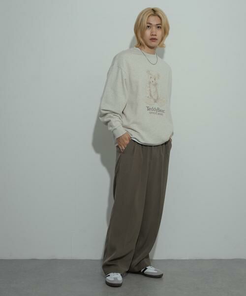 SENSE OF PLACE by URBAN RESEARCH / センスオブプレイス バイ アーバンリサーチ スウェット | 『別注』TeddyBear×SENSE OF PLACE　テディベアクルーネックスウェット | 詳細25