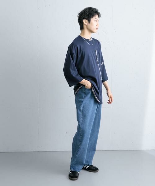 SENSE OF PLACE by URBAN RESEARCH / センスオブプレイス バイ アーバンリサーチ Tシャツ | ハンドステッチルーズTシャツ | 詳細4