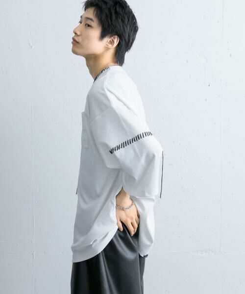 SENSE OF PLACE by URBAN RESEARCH / センスオブプレイス バイ アーバンリサーチ Tシャツ | ハンドステッチルーズTシャツ | 詳細16