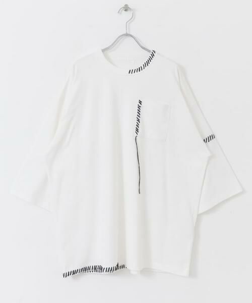 SENSE OF PLACE by URBAN RESEARCH / センスオブプレイス バイ アーバンリサーチ Tシャツ | ハンドステッチルーズTシャツ | 詳細19