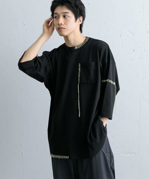 SENSE OF PLACE by URBAN RESEARCH / センスオブプレイス バイ アーバンリサーチ Tシャツ | ハンドステッチルーズTシャツ | 詳細21