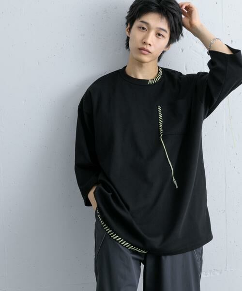 SENSE OF PLACE by URBAN RESEARCH / センスオブプレイス バイ アーバンリサーチ Tシャツ | ハンドステッチルーズTシャツ | 詳細24