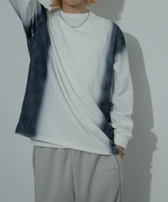 SENSE OF PLACE by URBAN RESEARCH / センスオブプレイス バイ アーバンリサーチ Tシャツ | スプレーラインロングスリーブTシャツ