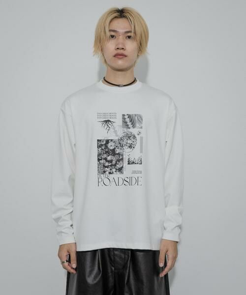 SENSE OF PLACE by URBAN RESEARCH / センスオブプレイス バイ アーバンリサーチ Tシャツ | ポンチグラフィックロングスリーブTシャツ A | 詳細5