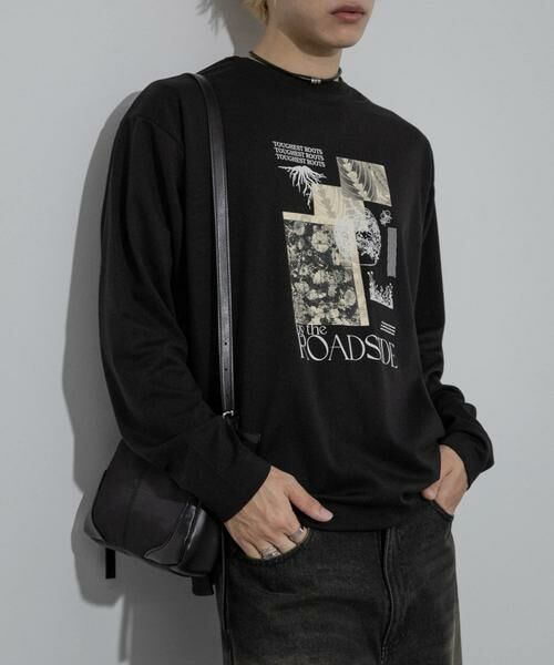 SENSE OF PLACE by URBAN RESEARCH / センスオブプレイス バイ アーバンリサーチ Tシャツ | ポンチグラフィックロングスリーブTシャツ A | 詳細10