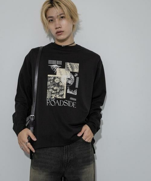 SENSE OF PLACE by URBAN RESEARCH / センスオブプレイス バイ アーバンリサーチ Tシャツ | ポンチグラフィックロングスリーブTシャツ A | 詳細11