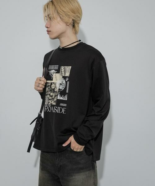 SENSE OF PLACE by URBAN RESEARCH / センスオブプレイス バイ アーバンリサーチ Tシャツ | ポンチグラフィックロングスリーブTシャツ A | 詳細12