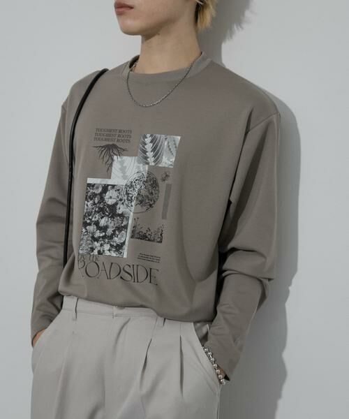 SENSE OF PLACE by URBAN RESEARCH / センスオブプレイス バイ アーバンリサーチ Tシャツ | ポンチグラフィックロングスリーブTシャツ A | 詳細17