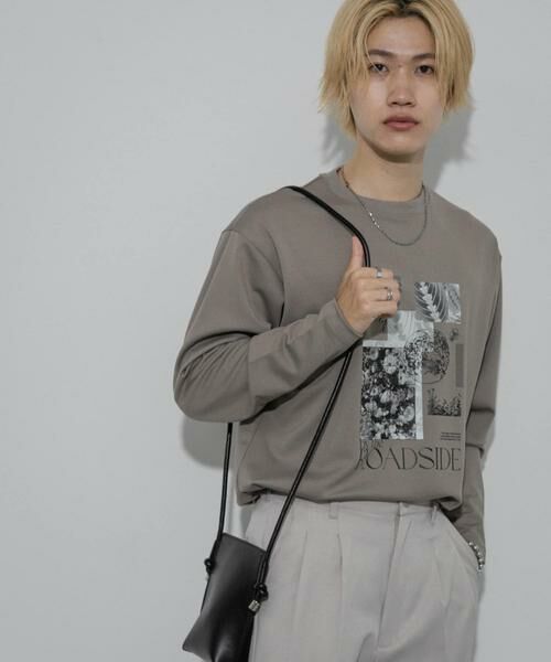 SENSE OF PLACE by URBAN RESEARCH / センスオブプレイス バイ アーバンリサーチ Tシャツ | ポンチグラフィックロングスリーブTシャツ A | 詳細18