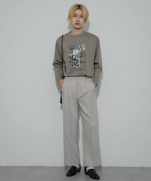 SENSE OF PLACE by URBAN RESEARCH / センスオブプレイス バイ アーバンリサーチ Tシャツ | ポンチグラフィックロングスリーブTシャツ A | 詳細20