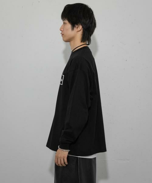 SENSE OF PLACE by URBAN RESEARCH / センスオブプレイス バイ アーバンリサーチ Tシャツ | 『別注』BASQUIAT×SENSE OF PLACE ロゴロングスリーブTシャツ | 詳細22