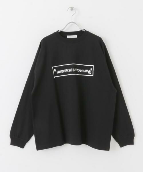 SENSE OF PLACE by URBAN RESEARCH / センスオブプレイス バイ アーバンリサーチ Tシャツ | 『別注』BASQUIAT×SENSE OF PLACE ロゴロングスリーブTシャツ | 詳細24