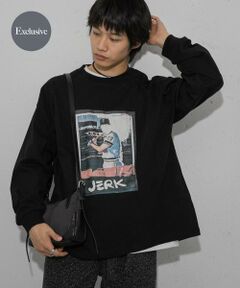 SENSE OF PLACE by URBAN RESEARCH / センスオブプレイス バイ アーバンリサーチ Tシャツ | 『別注』BASQUIAT×SENSE OF PLACE　bb ロングスリーブTシャツ