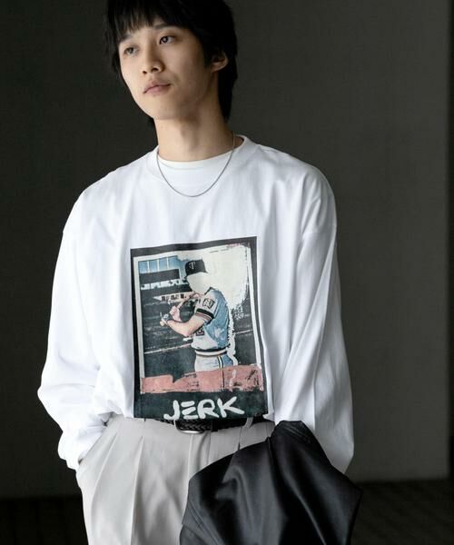 SENSE OF PLACE by URBAN RESEARCH / センスオブプレイス バイ アーバンリサーチ Tシャツ | 『別注』BASQUIAT×SENSE OF PLACE　bb ロングスリーブTシャツ | 詳細3