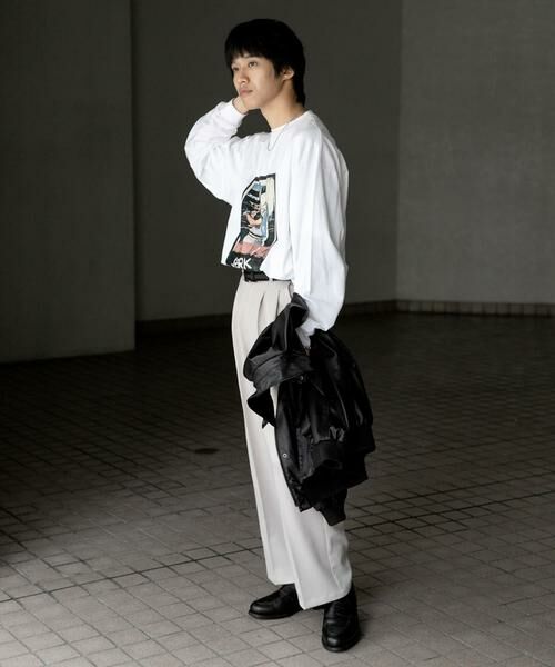 SENSE OF PLACE by URBAN RESEARCH / センスオブプレイス バイ アーバンリサーチ Tシャツ | 『別注』BASQUIAT×SENSE OF PLACE　bb ロングスリーブTシャツ | 詳細5