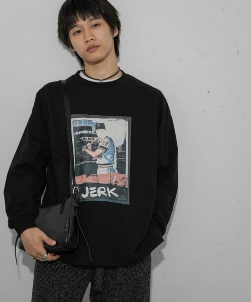 SENSE OF PLACE by URBAN RESEARCH / センスオブプレイス バイ アーバンリサーチ Tシャツ | 『別注』BASQUIAT×SENSE OF PLACE　bb ロングスリーブTシャツ | 詳細14
