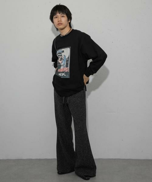 SENSE OF PLACE by URBAN RESEARCH / センスオブプレイス バイ アーバンリサーチ Tシャツ | 『別注』BASQUIAT×SENSE OF PLACE　bb ロングスリーブTシャツ | 詳細15