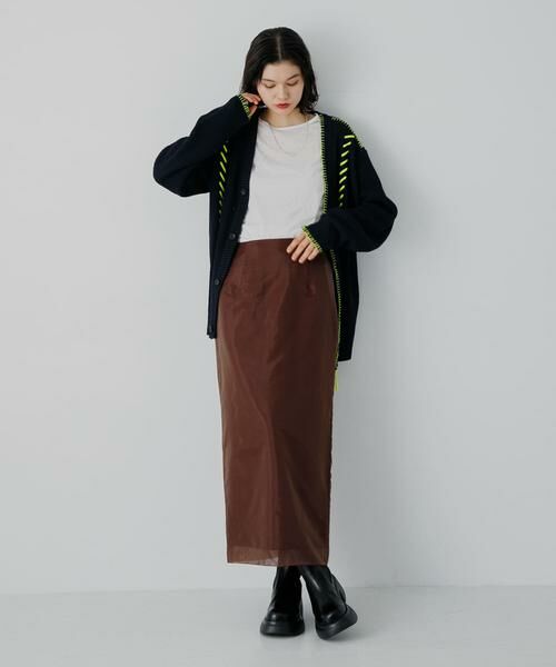 SENSE OF PLACE by URBAN RESEARCH / センスオブプレイス バイ アーバンリサーチ カーディガン・ボレロ | 『ユニセックス』ブランケットステッチカーディガン | 詳細13