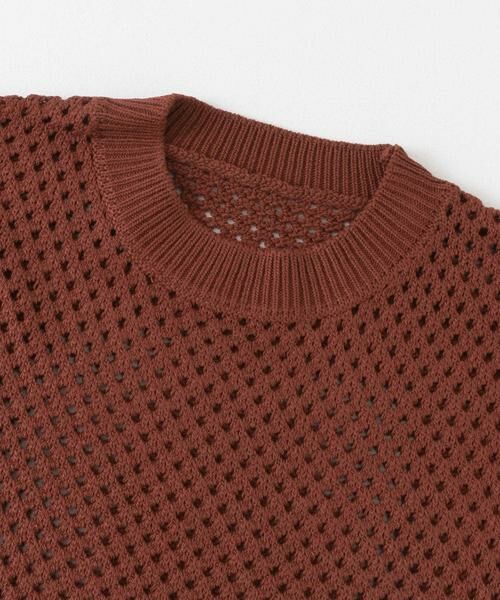 SENSE OF PLACE by URBAN RESEARCH / センスオブプレイス バイ アーバンリサーチ ニット・セーター | 『洗濯可』シアーメッシュクルーネックニット | 詳細21