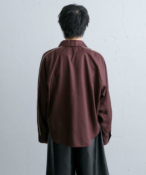 SENSE OF PLACE by URBAN RESEARCH / センスオブプレイス バイ アーバンリサーチ シャツ・ブラウス | サイドラインピンストライプジップシャツ | 詳細14