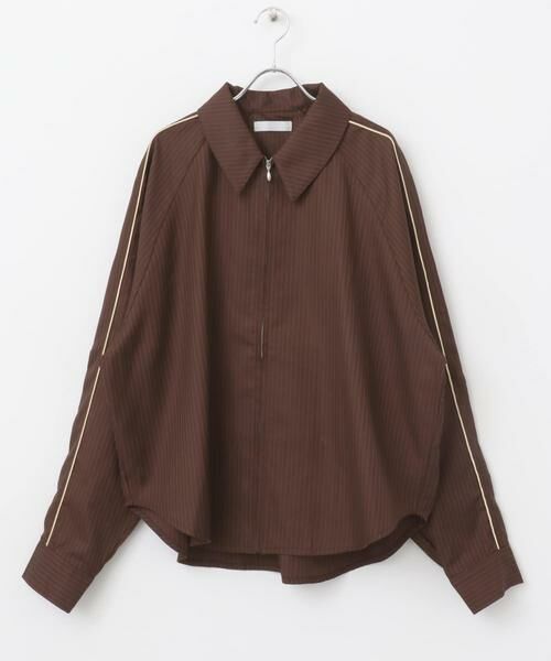 SENSE OF PLACE by URBAN RESEARCH / センスオブプレイス バイ アーバンリサーチ シャツ・ブラウス | サイドラインピンストライプジップシャツ | 詳細15
