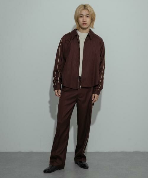 SENSE OF PLACE by URBAN RESEARCH / センスオブプレイス バイ アーバンリサーチ シャツ・ブラウス | サイドラインピンストライプジップシャツ | 詳細3