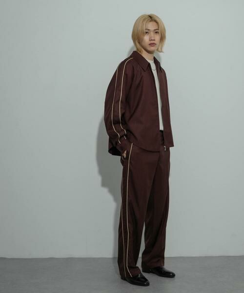 SENSE OF PLACE by URBAN RESEARCH / センスオブプレイス バイ アーバンリサーチ シャツ・ブラウス | サイドラインピンストライプジップシャツ | 詳細4