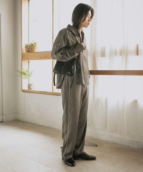 SENSE OF PLACE by URBAN RESEARCH / センスオブプレイス バイ アーバンリサーチ シャツ・ブラウス | サイドラインピンストライプジップシャツ | 詳細25