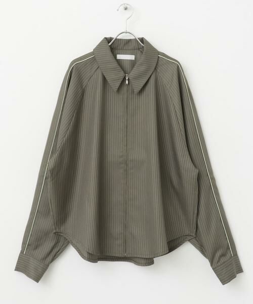 SENSE OF PLACE by URBAN RESEARCH / センスオブプレイス バイ アーバンリサーチ シャツ・ブラウス | サイドラインピンストライプジップシャツ | 詳細27