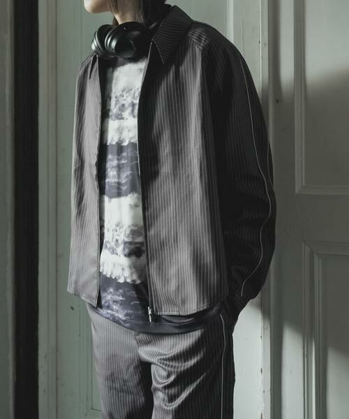SENSE OF PLACE by URBAN RESEARCH / センスオブプレイス バイ アーバンリサーチ シャツ・ブラウス | サイドラインピンストライプジップシャツ | 詳細30