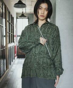 SENSE OF PLACE by URBAN RESEARCH / センスオブプレイス バイ アーバンリサーチ シャツ・ブラウス | フリンジジャガードレギュラーカラーシャツ