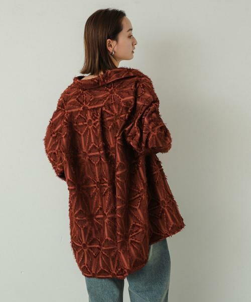 SENSE OF PLACE by URBAN RESEARCH / センスオブプレイス バイ アーバンリサーチ シャツ・ブラウス | フリンジジャガードレギュラーカラーシャツ | 詳細3