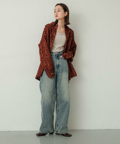 SENSE OF PLACE by URBAN RESEARCH / センスオブプレイス バイ アーバンリサーチ シャツ・ブラウス | フリンジジャガードレギュラーカラーシャツ | 詳細4