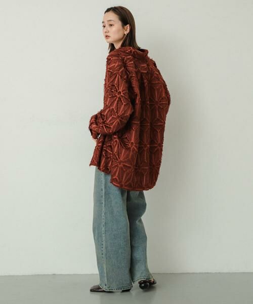 SENSE OF PLACE by URBAN RESEARCH / センスオブプレイス バイ アーバンリサーチ シャツ・ブラウス | フリンジジャガードレギュラーカラーシャツ | 詳細5