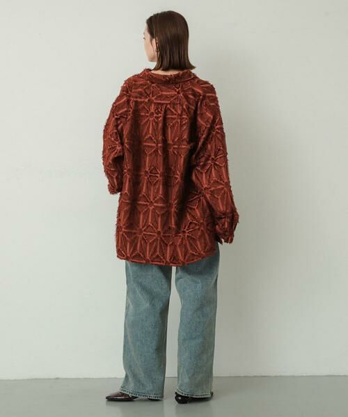 SENSE OF PLACE by URBAN RESEARCH / センスオブプレイス バイ アーバンリサーチ シャツ・ブラウス | フリンジジャガードレギュラーカラーシャツ | 詳細6