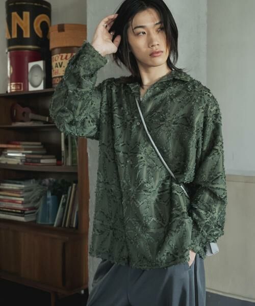 SENSE OF PLACE by URBAN RESEARCH / センスオブプレイス バイ アーバンリサーチ シャツ・ブラウス | フリンジジャガードレギュラーカラーシャツ | 詳細21