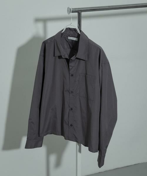 SENSE OF PLACE by URBAN RESEARCH/センスオブプレイス バイ アーバンリサーチ 『ユニセックス』アソートボクシーシャツ チャコールグレー L SENSE OF PLACE by URBAN RESEARCH/センスオブプレイス バイ アーバンリサーチ 『ユニセックス』アソートボクシーシャツ チャコールグレー L