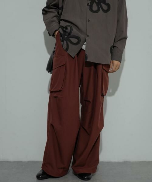 SENSE OF PLACE by URBAN RESEARCH / センスオブプレイス バイ アーバンリサーチ その他パンツ | 『セットアップ対応』『ユニセックス』ワイドカーゴパンツ | 詳細1