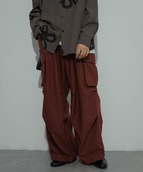 SENSE OF PLACE by URBAN RESEARCH / センスオブプレイス バイ アーバンリサーチ その他パンツ | 『セットアップ対応』『ユニセックス』ワイドカーゴパンツ | 詳細3