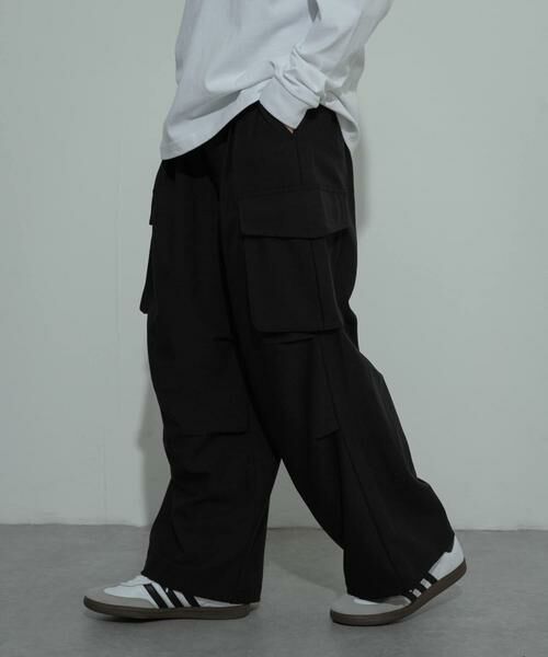 SENSE OF PLACE by URBAN RESEARCH / センスオブプレイス バイ アーバンリサーチ その他パンツ | 『セットアップ対応』『ユニセックス』ワイドカーゴパンツ | 詳細28