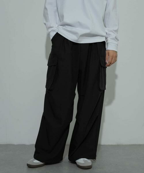 SENSE OF PLACE by URBAN RESEARCH / センスオブプレイス バイ アーバンリサーチ その他パンツ | 『セットアップ対応』『ユニセックス』ワイドカーゴパンツ | 詳細24
