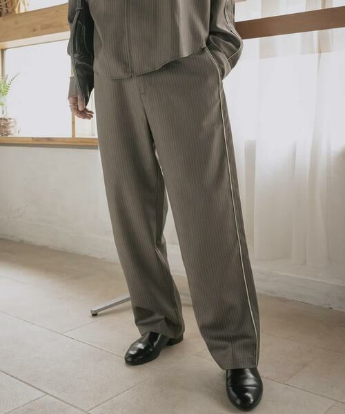 SENSE OF PLACE by URBAN RESEARCH / センスオブプレイス バイ アーバンリサーチ その他パンツ | サイドラインピンストライプスラックス | 詳細11