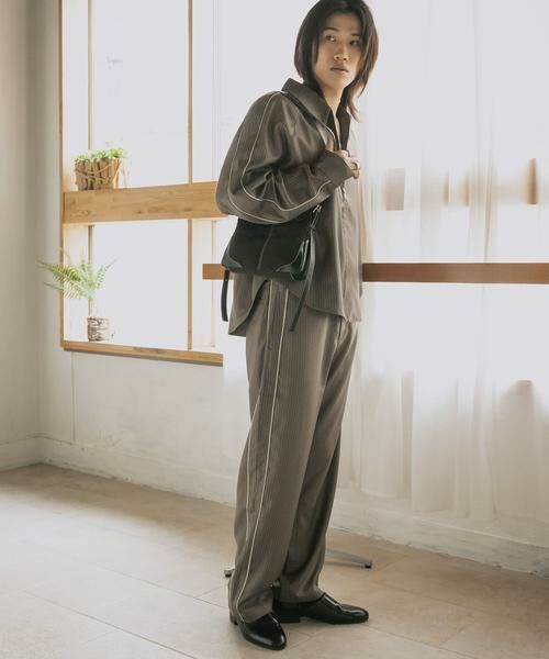 SENSE OF PLACE by URBAN RESEARCH / センスオブプレイス バイ アーバンリサーチ その他パンツ | サイドラインピンストライプスラックス | 詳細14