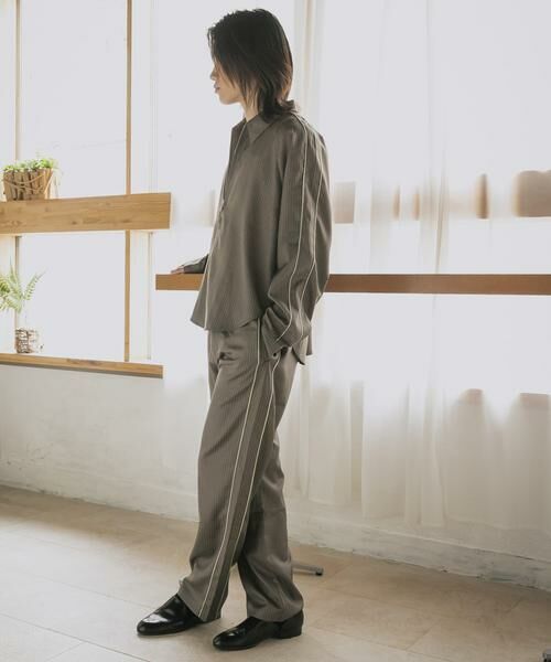 SENSE OF PLACE by URBAN RESEARCH / センスオブプレイス バイ アーバンリサーチ その他パンツ | サイドラインピンストライプスラックス | 詳細16