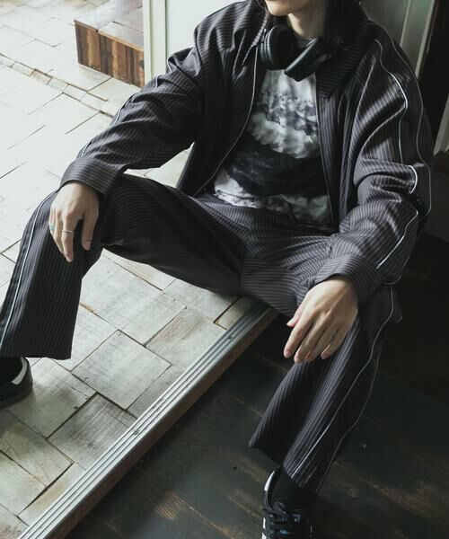 SENSE OF PLACE by URBAN RESEARCH / センスオブプレイス バイ アーバンリサーチ その他パンツ | サイドラインピンストライプスラックス | 詳細20