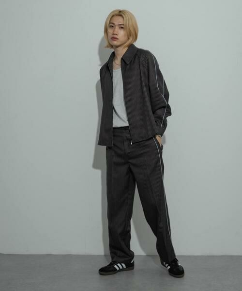 SENSE OF PLACE by URBAN RESEARCH / センスオブプレイス バイ アーバンリサーチ その他パンツ | サイドラインピンストライプスラックス | 詳細30