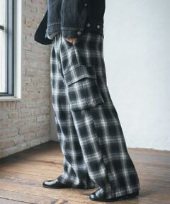 SENSE OF PLACE by URBAN RESEARCH / センスオブプレイス バイ アーバンリサーチ その他パンツ | オンブレーチェックカーゴパンツ